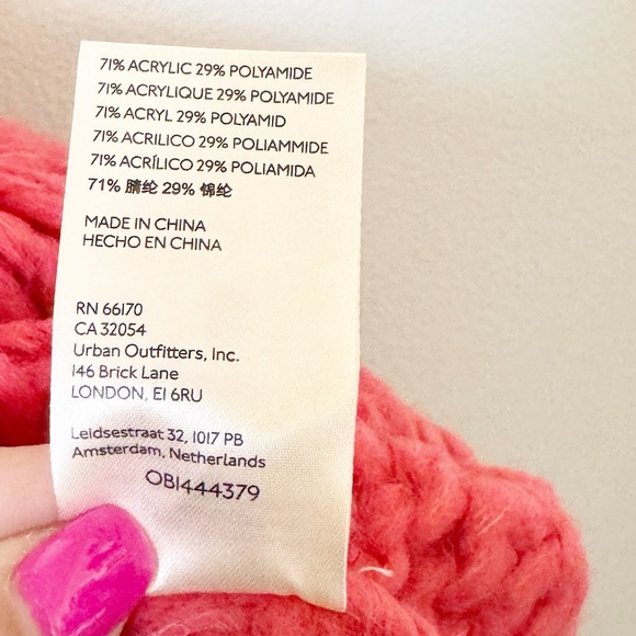 Free People Be There Coral Red Sweater - Picture 10 of 13